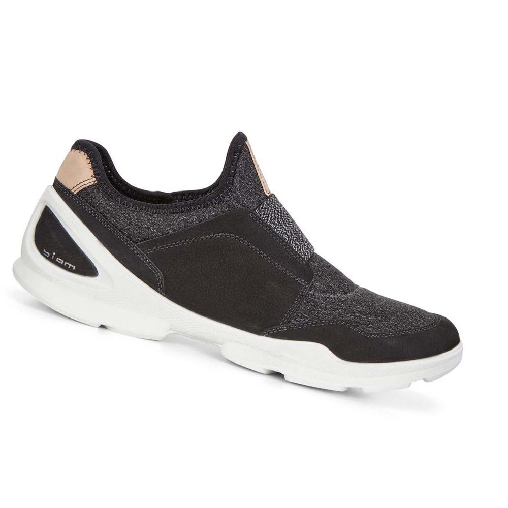 Ecco Biom Street. Slip-on Hiking & Trail Dame Svarte | NO 143MQZ